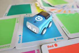 Sphero Indi Car on blue tile